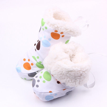 Fashion Winter Baby Boys Girls Cotton Shoes Plush Warm Shoes First Walkers Boots For 0-12 Months - CelebritystyleFashion.com.au online clothing shop australia