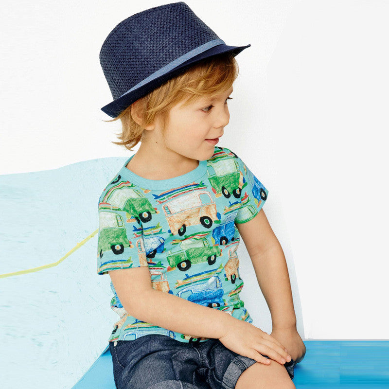 Boys T-shirt summer new children's clothing baby boys T shirt kids t shirts cotton cartoon baby clothes - CelebritystyleFashion.com.au online clothing shop australia
