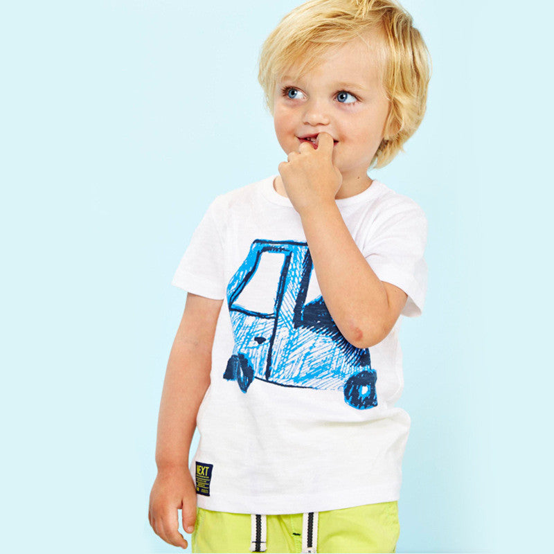 Boys T-shirt summer new children's clothing baby boys T shirt kids t shirts cotton cartoon baby clothes - CelebritystyleFashion.com.au online clothing shop australia