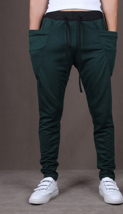 Fashion Brand Sweatpants Trousers Men Harem Pants Pants, Men'S Big Pocket Design Man Cargo Joggers M ~ XX - CelebritystyleFashion.com.au online clothing shop australia