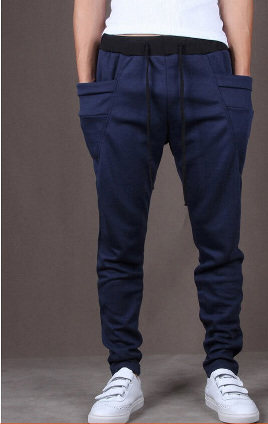 Fashion Brand Sweatpants Trousers Men Harem Pants Pants, Men'S Big Pocket Design Man Cargo Joggers M ~ XX - CelebritystyleFashion.com.au online clothing shop australia