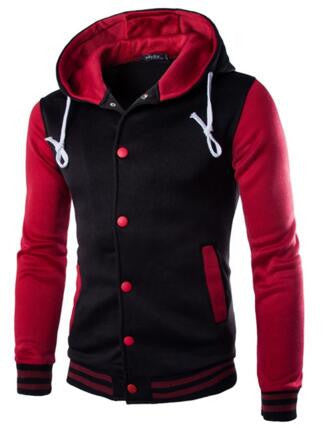 Autumn and winter New even the cap baseball 8 color men's Slim Velour Hoodie - CelebritystyleFashion.com.au online clothing shop australia