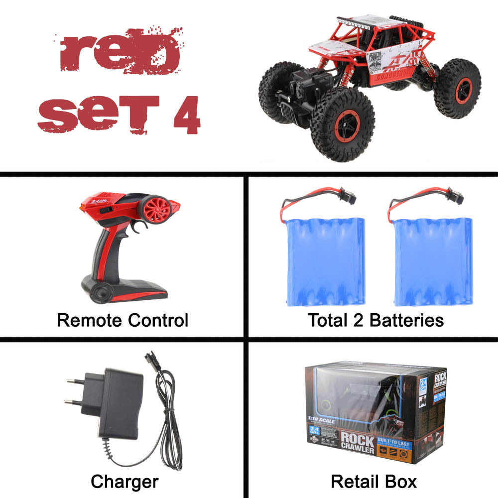 Lynrc RC Car 4WD 2.4GHz Rock Crawlers Rally climbing Car 4x4 Double Motors Bigfoot Car Remote Control Model Off-Road Vehicle Toy-Dollar Bargains Online Shopping Australia