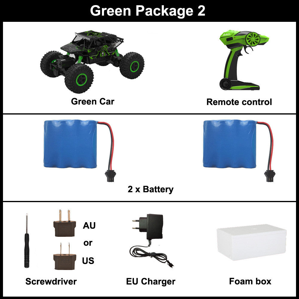 RC Car 2.4G 4CH 4WD Rock Crawlers 4x4 Driving Car Double Motors Drive Bigfoot Car Remote Control Car Model Off-Road Vehicle Toy-Dollar Bargains Online Shopping Australia