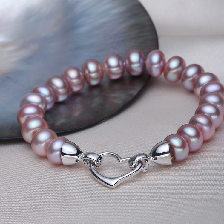 Pearl Jewelry Real Natural Freshwater Pearl Bracelet For Women White Purple Pink Pearls - CelebritystyleFashion.com.au online clothing shop australia