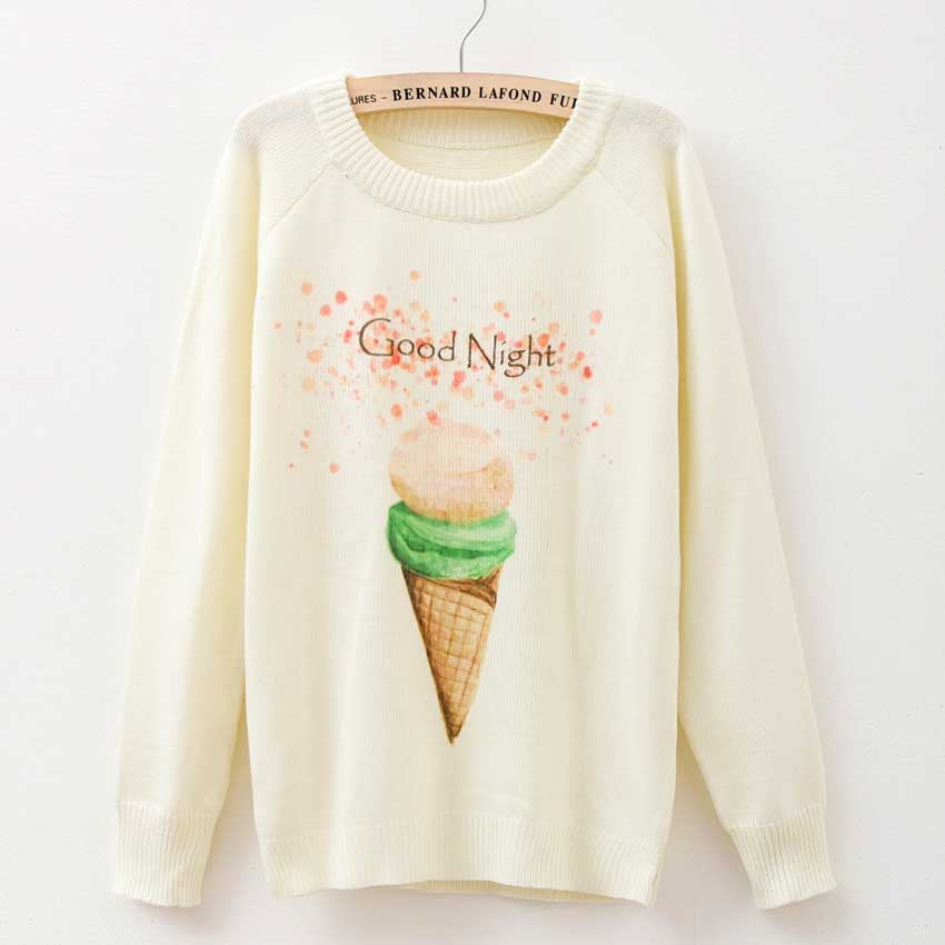 winter Knitwears women sweaters and pullovers fashion Panda/Tiger print Harajuku Sweaters pull femme pullovers-Dollar Bargains Online Shopping Australia