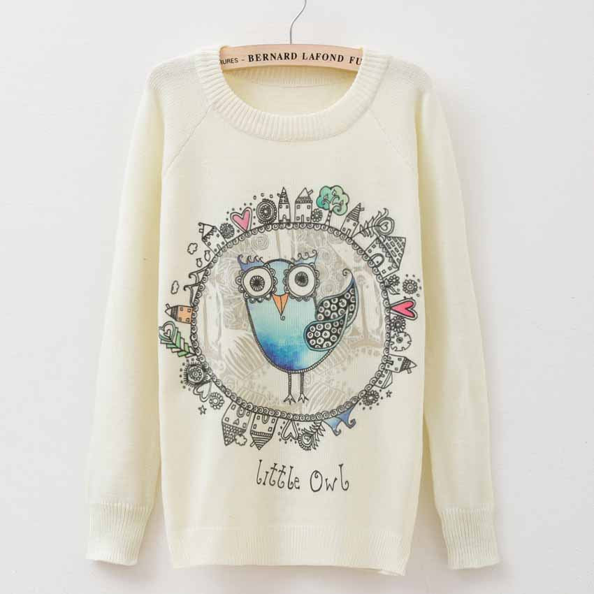 winter Knitwears women sweaters and pullovers fashion Panda/Tiger print Harajuku Sweaters pull femme pullovers-Dollar Bargains Online Shopping Australia