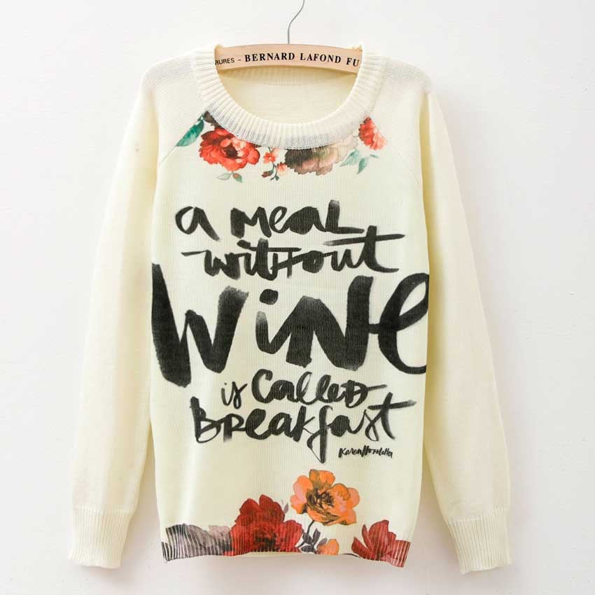 winter Knitwears women sweaters and pullovers fashion Panda/Tiger print Harajuku Sweaters pull femme pullovers-Dollar Bargains Online Shopping Australia