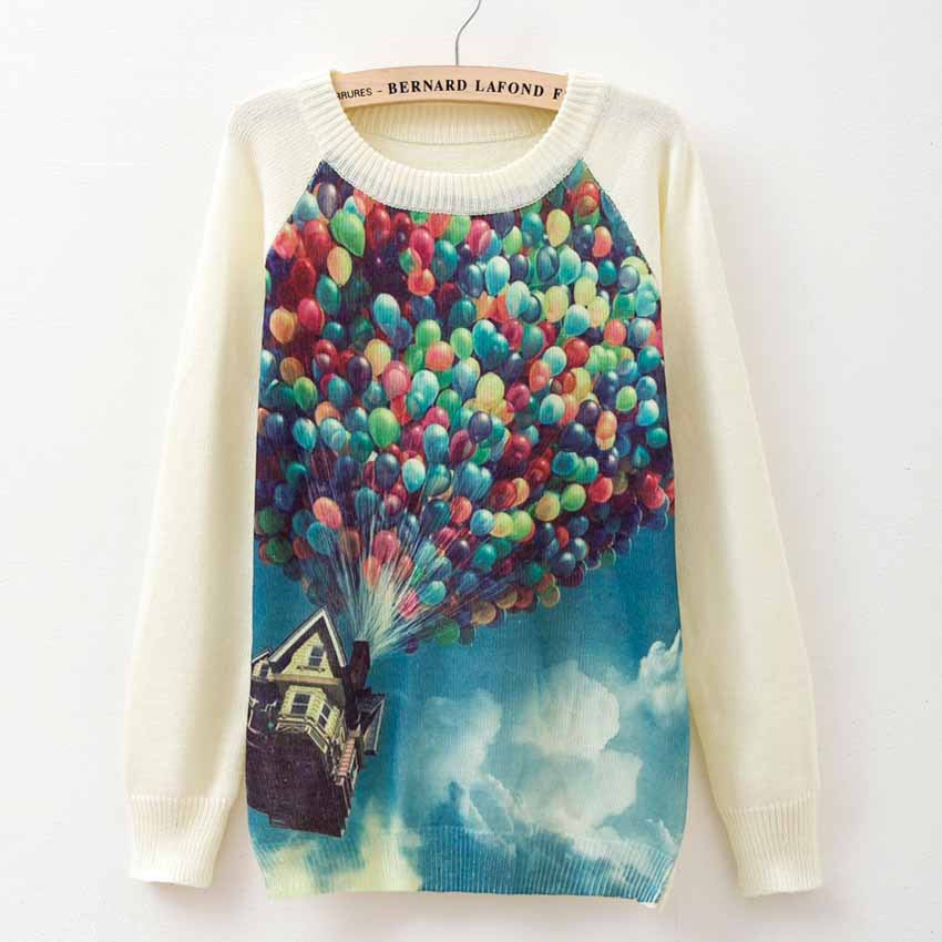 winter Knitwears women sweaters and pullovers fashion Panda/Tiger print Harajuku Sweaters pull femme pullovers-Dollar Bargains Online Shopping Australia