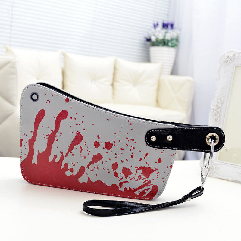 MAGIC UNION Fashion Women's Handbags Cleaver Clutch Bags Blood Choppers Purse Handbag Creative Phone Package Women Leather Bag-Dollar Bargains Online Shopping Australia