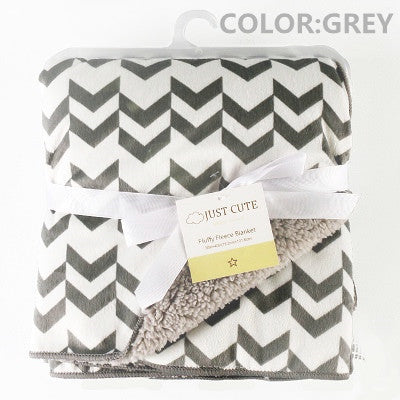 Baby blankets thicken double layer fleece infant swaddle bebe envelope stroller wrap for borns baby bedding blanket-Dollar Bargains Online Shopping Australia