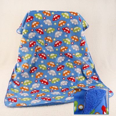 Baby blankets thicken double layer fleece infant swaddle bebe envelope stroller wrap for borns baby bedding blanket-Dollar Bargains Online Shopping Australia