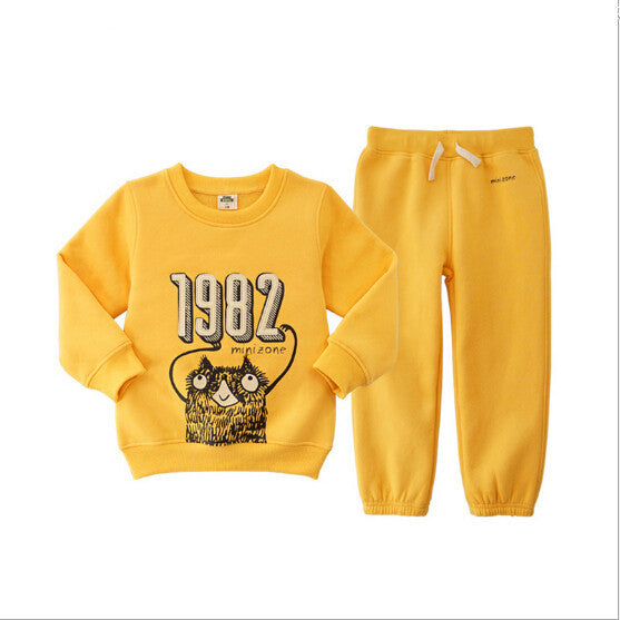 cotton children Set autumn boys clothes Swan boy character set boys kids jacket tracksuit pants+t shirts - CelebritystyleFashion.com.au online clothing shop australia