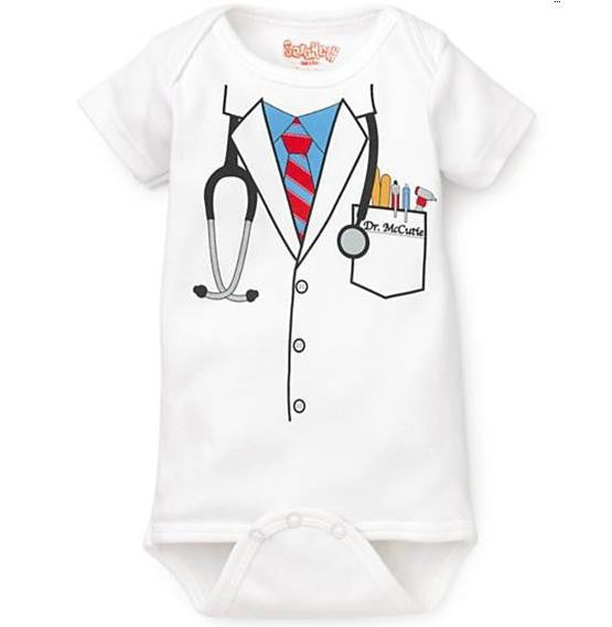 Doctor baby boy bodysuit short sleeve summer baby clothes Newborn Jumpsuits Bebe clothing girl Infant Bodysuits - CelebritystyleFashion.com.au online clothing shop australia