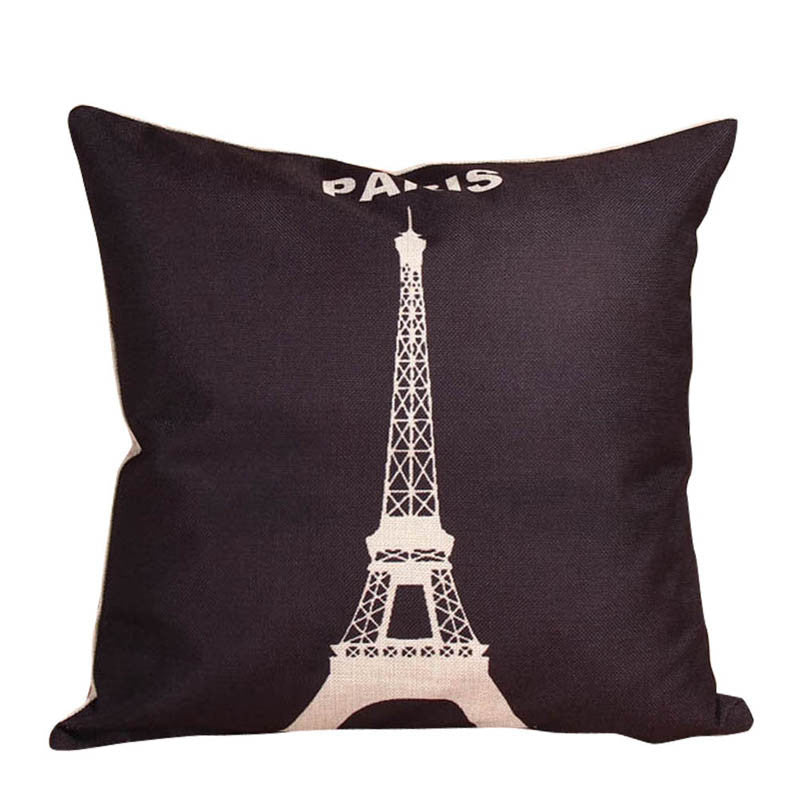 Fashion Home Decorative Linen Cotton Blended Crown Throw Pillow Case 5 Styles Square Home Accessories 43cm x 43cm-Dollar Bargains Online Shopping Australia