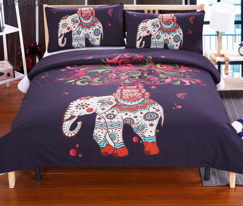 BeddingOutlet Mandala Bedding Set Concealed Bedspread Duvet Cover 2Pcs or 3Pcs Boho Bedlinen Twin Full Queen King Cal-King-Dollar Bargains Online Shopping Australia