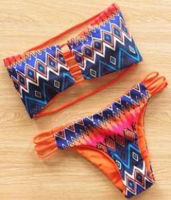 2016 Women's Swimsuit Swimwear Lady Sexy Padded Bra Beachwear Bandage Push-up Bikini Set Brazilian Biquinis Maillot De Bain - CelebritystyleFashion.com.au online clothing shop australia