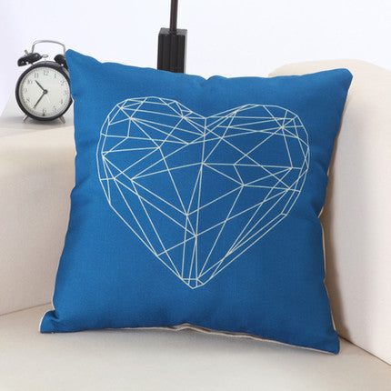 European Christmas Cushion Home Car Throw Pillows Cases Cotton and Linen Pillows Decorative Throw Pillowcase-Dollar Bargains Online Shopping Australia