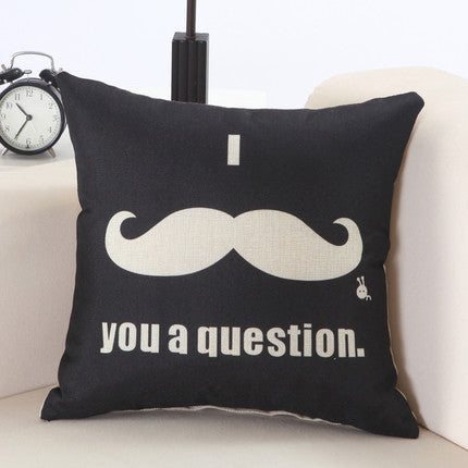 European Christmas Cushion Home Car Throw Pillows Cases Cotton and Linen Pillows Decorative Throw Pillowcase-Dollar Bargains Online Shopping Australia