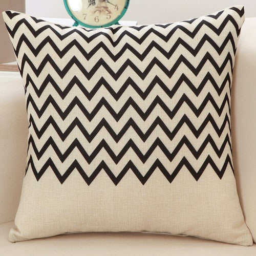 European Christmas Cushion Home Car Throw Pillows Cases Cotton and Linen Pillows Decorative Throw Pillowcase-Dollar Bargains Online Shopping Australia