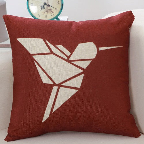 European Christmas Cushion Home Car Throw Pillows Cases Cotton and Linen Pillows Decorative Throw Pillowcase-Dollar Bargains Online Shopping Australia