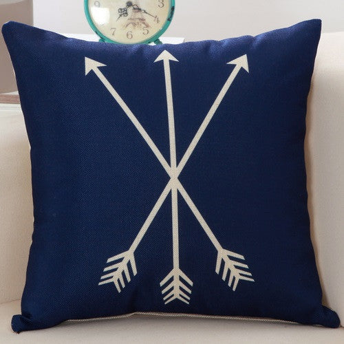 European Christmas Cushion Home Car Throw Pillows Cases Cotton and Linen Pillows Decorative Throw Pillowcase-Dollar Bargains Online Shopping Australia