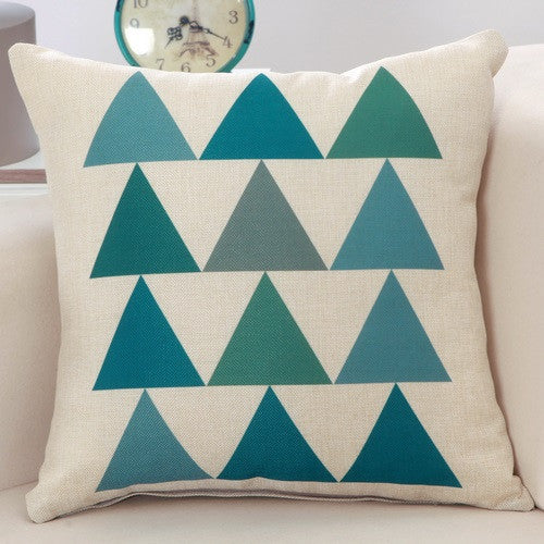 European Christmas Cushion Home Car Throw Pillows Cases Cotton and Linen Pillows Decorative Throw Pillowcase-Dollar Bargains Online Shopping Australia