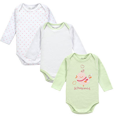 3 Pieces/lot Cartoon Style Baby Girl Boy Winter Clothes New Born Body Baby Ropa Next Baby Bodysuit - CelebritystyleFashion.com.au online clothing shop australia