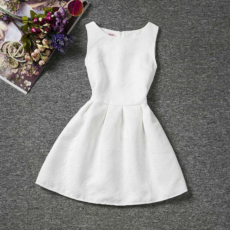 Girl Dress Summer Style Sleeveless Printed Kid Dresses Girls Clothes Party Princess Vestidos Nina 6 7 8 year birthday Dress - CelebritystyleFashion.com.au online clothing shop australia
