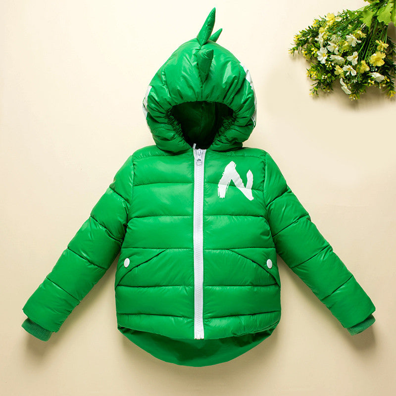 Winter Children Boys Jackets Cartoon Tyrannosaurus Girls Winter Coat Kids Outerwear Baby Boys/Girls Down Jacket Infant Clothes - CelebritystyleFashion.com.au online clothing shop australia