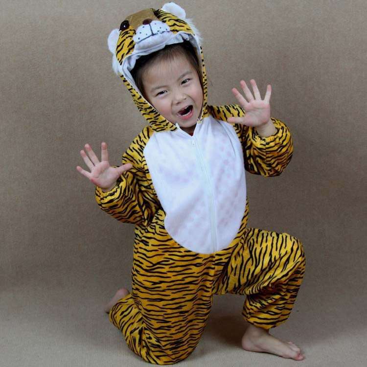 Cartoon Children Kids Animal Costume Cosplay Clothing Dinosaur Tiger Elephant Halloween Animals Costumes Jumpsuit for Boy Girl - CelebritystyleFashion.com.au online clothing shop australia