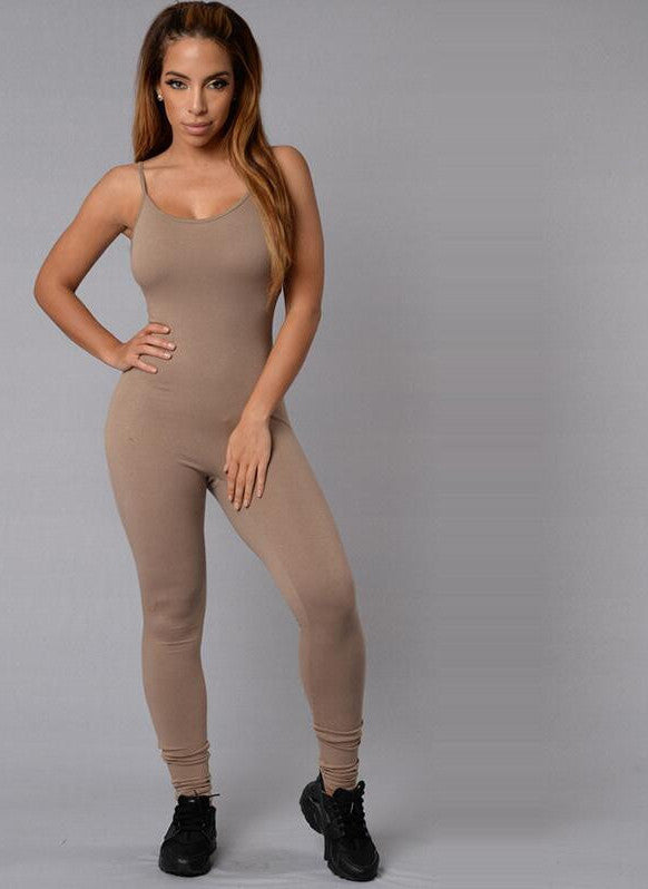 Sexy Jumpsuit Sleeveless For Women Jumpsuits Club Ladies Rompers Black Bandage Elastic Waistband - CelebritystyleFashion.com.au online clothing shop australia