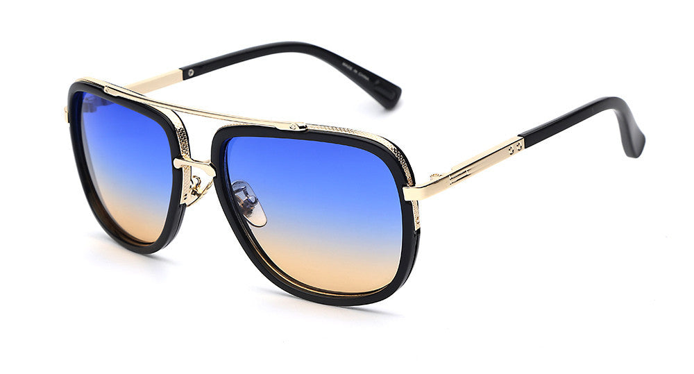 Fashion Sunglasses Men Brand Designer Gold Frame Sunglasses Men Square Shaped Retro Male Women Eyewear - CelebritystyleFashion.com.au online clothing shop australia