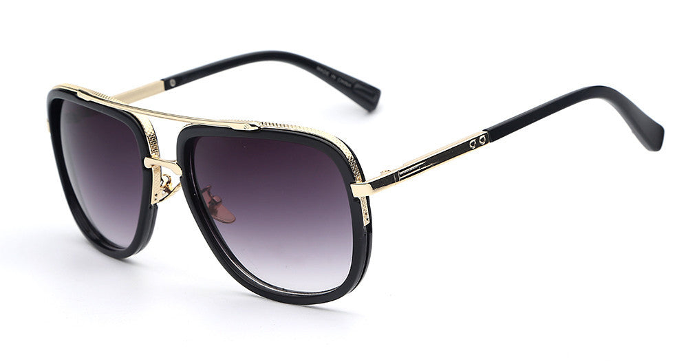 Fashion Sunglasses Men Brand Designer Gold Frame Sunglasses Men Square Shaped Retro Male Women Eyewear - CelebritystyleFashion.com.au online clothing shop australia