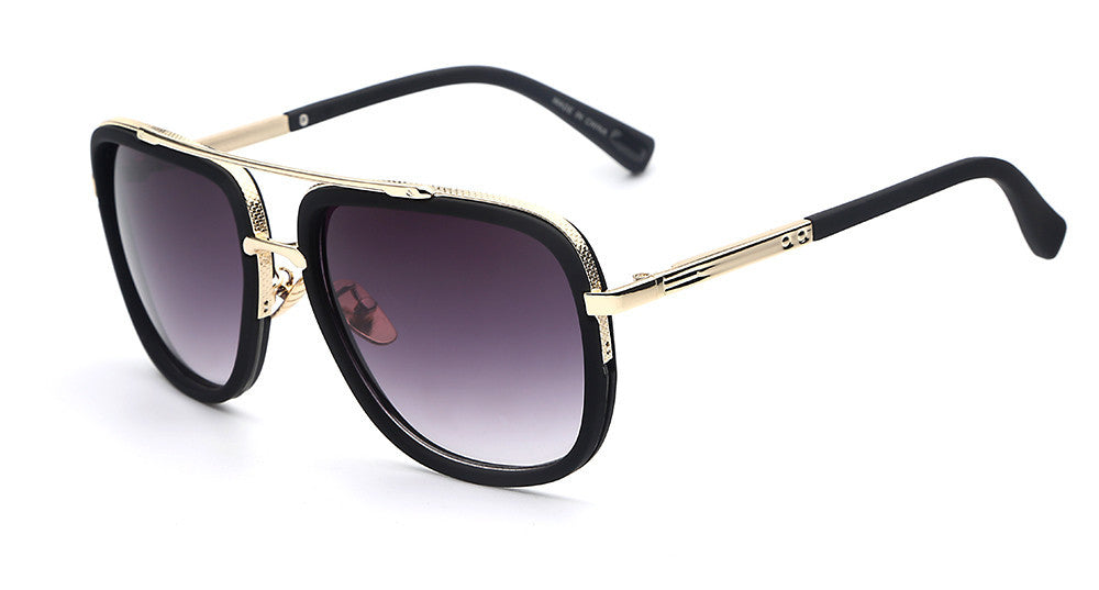 Fashion Sunglasses Men Brand Designer Gold Frame Sunglasses Men Square Shaped Retro Male Women Eyewear - CelebritystyleFashion.com.au online clothing shop australia