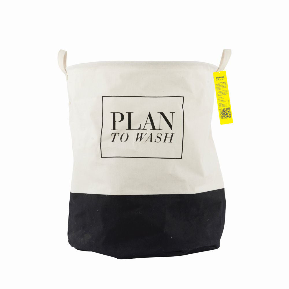 Unique Foldable Cotton Linen Washing Clothes Laundry Basket Bag Hamper Storage-Dollar Bargains Online Shopping Australia