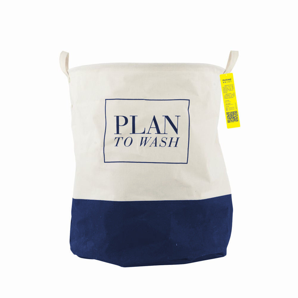 Unique Foldable Cotton Linen Washing Clothes Laundry Basket Bag Hamper Storage-Dollar Bargains Online Shopping Australia