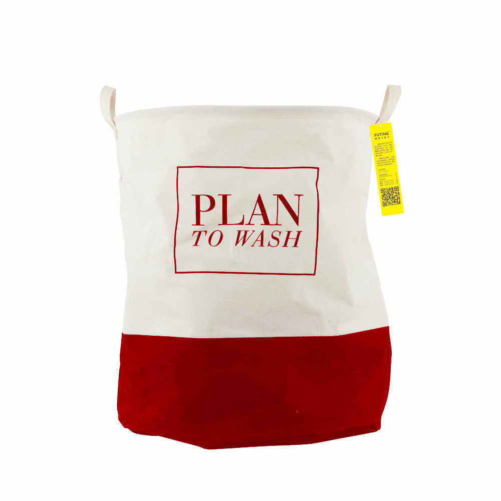 Unique Foldable Cotton Linen Washing Clothes Laundry Basket Bag Hamper Storage-Dollar Bargains Online Shopping Australia