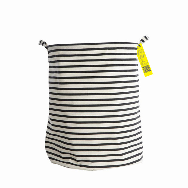 Unique Foldable Cotton Linen Washing Clothes Laundry Basket Bag Hamper Storage-Dollar Bargains Online Shopping Australia