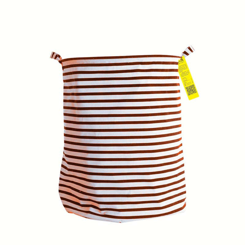 Unique Foldable Cotton Linen Washing Clothes Laundry Basket Bag Hamper Storage-Dollar Bargains Online Shopping Australia