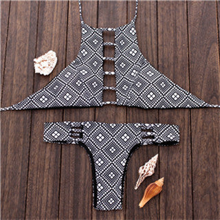 Reversible Lady Bandage Bikini Halter Swimsuit Bandeau Bikini Brazilian Maillot De Bain-Dollar Bargains Online Shopping Australia