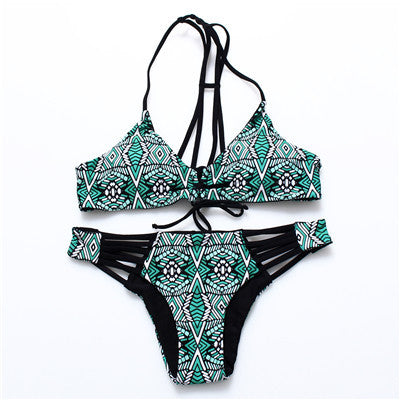 Reversible Lady Bandage Bikini Halter Swimsuit Bandeau Bikini Brazilian Maillot De Bain-Dollar Bargains Online Shopping Australia