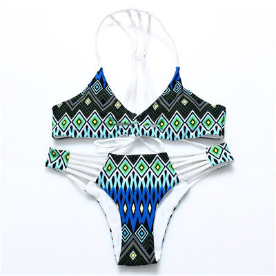 Reversible Lady Bandage Bikini Halter Swimsuit Bandeau Bikini Brazilian Maillot De Bain-Dollar Bargains Online Shopping Australia