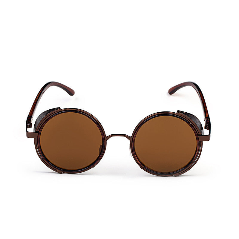 Steampunk Retro Coating Mens Vintage Round Sunglasses Men Women Brand - CelebritystyleFashion.com.au online clothing shop australia