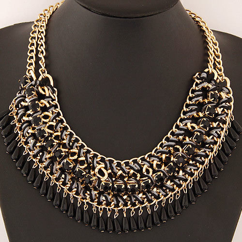 New Maxi Necklace Women Bohemian Droplet Statement Necklaces & Pendants Choker Necklace Jewelry Collares Collier Femme Biijoux - CelebritystyleFashion.com.au online clothing shop australia