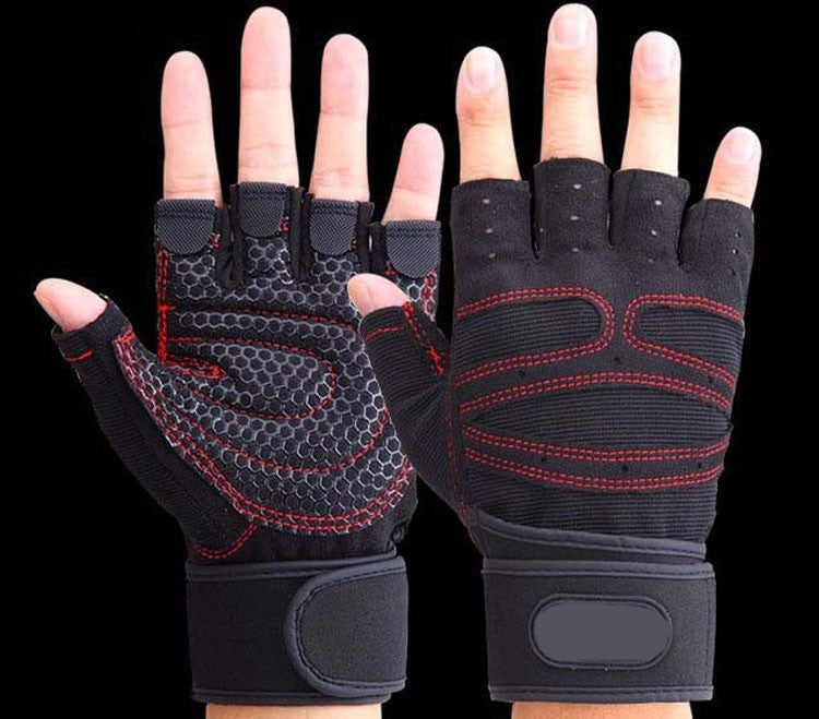 Sports Gym Gloves Half Finger Breathable Weightlifting Fitness Gloves Dumbbell Men Women Weight lifting Gym Gloves Size M/L/XL - CelebritystyleFashion.com.au online clothing shop australia