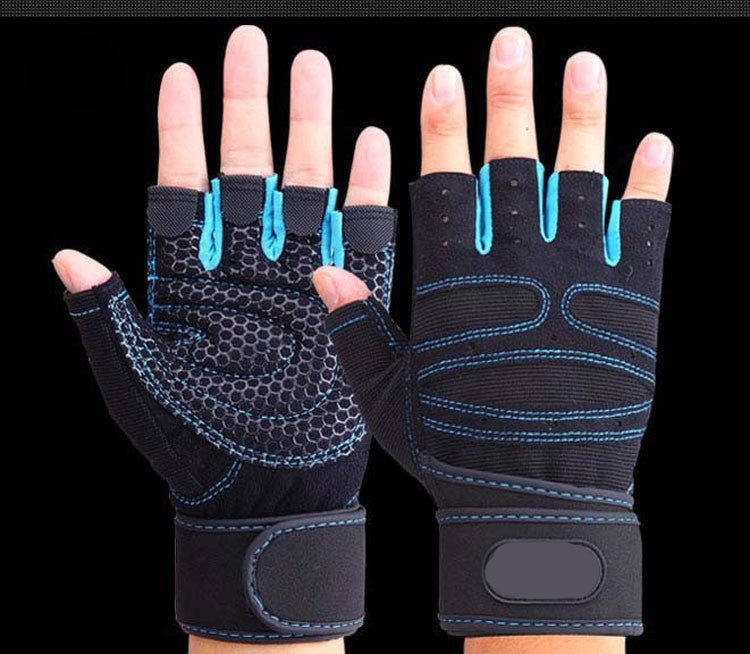 Sports Gym Gloves Half Finger Breathable Weightlifting Fitness Gloves Dumbbell Men Women Weight lifting Gym Gloves Size M/L/XL - CelebritystyleFashion.com.au online clothing shop australia