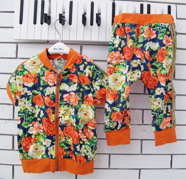 Fashion Cartoon Girls cartoon Summer Clothes Baby Suits Kids T Shirt +pants Children Clothing Set - CelebritystyleFashion.com.au online clothing shop australia