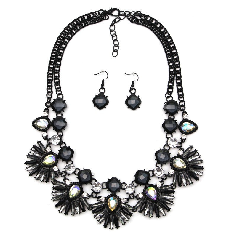 Fashion Women Gun Black Statement Necklaces Pendant Collier Female Collar Choker Maxi Boho Vintage Jewelry Chunky Necklace - CelebritystyleFashion.com.au online clothing shop australia