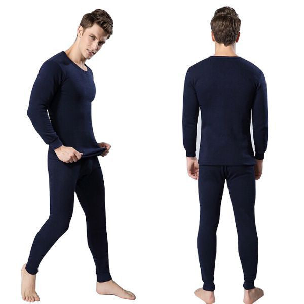 Men 2Pcs Cotton Thermal Underwear Set Winter Warm Thicken Long Johns Tops Bottom 3 Colors - CelebritystyleFashion.com.au online clothing shop australia